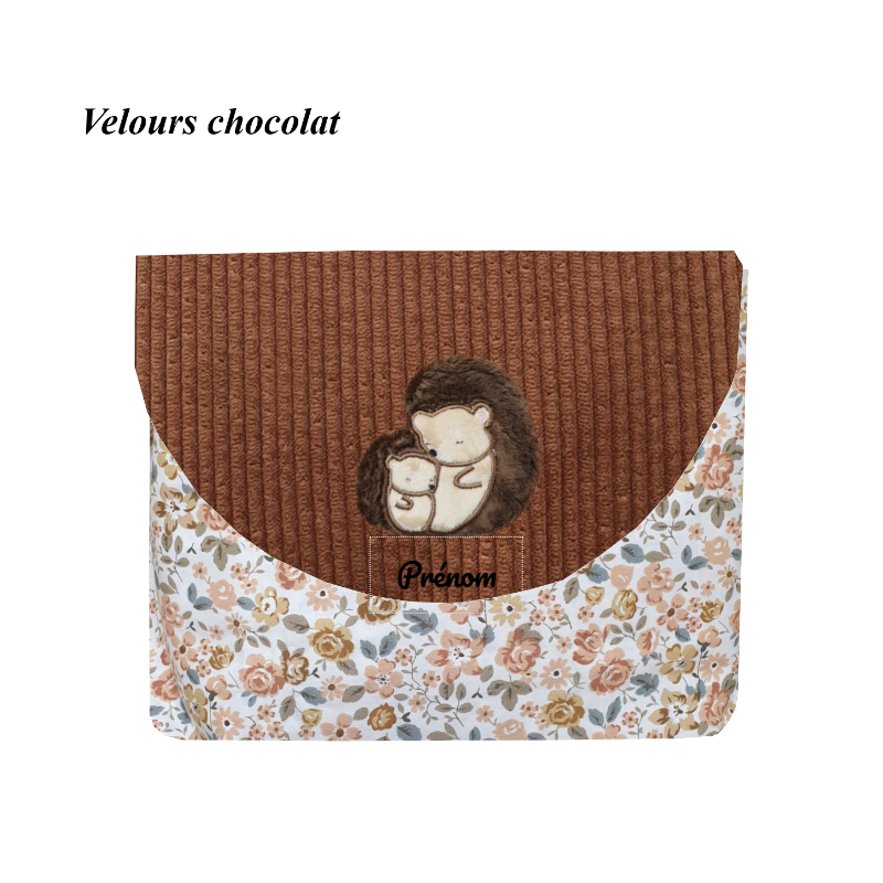 Pochette câlin de hérissons