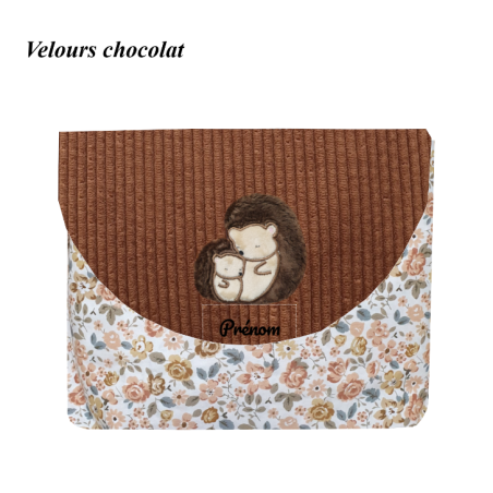 Pochette câlin de hérissons