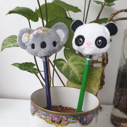 Embout de crayon panda