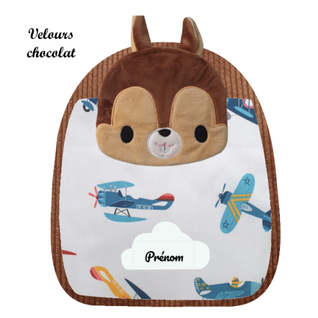 Sac à dos maternelle écureuil