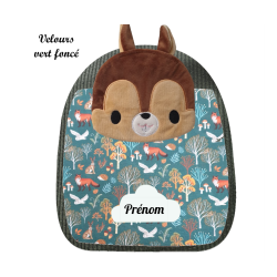 Sac à dos maternelle écureuil