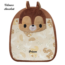 Sac à dos maternelle écureuil