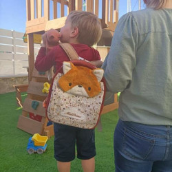 Sac à dos renard roux