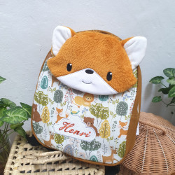 Sac à dos renard roux
