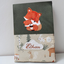 Carnet de santé câlin de renards