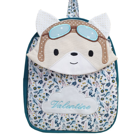 Sac à dos maternelle renard aviateur
