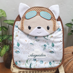 Sac à dos maternelle renard aviateur