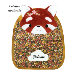 Sac à dos maternelle panda rousse