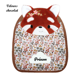 Sac à dos maternelle panda rousse