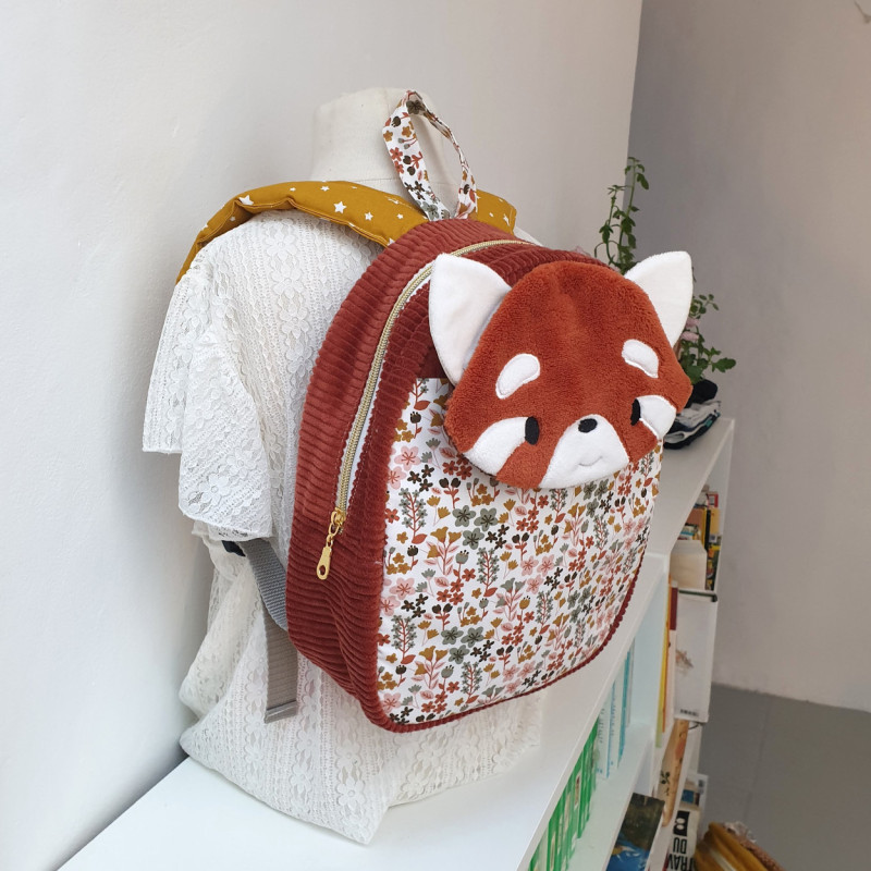 Sac à dos panda roux isotherme