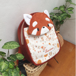 Sac à dos panda roux isotherme