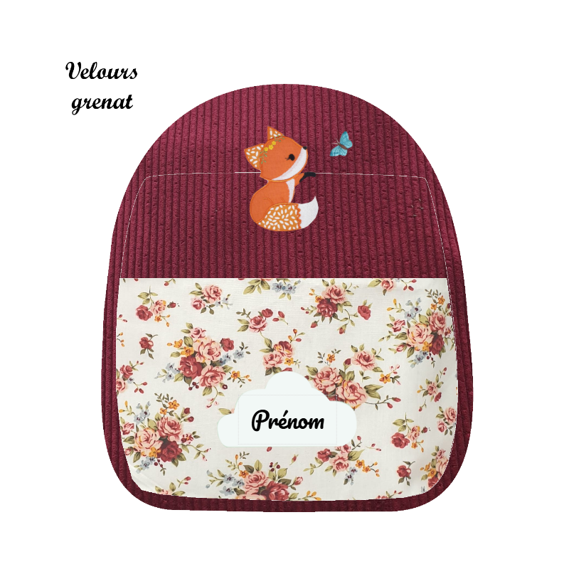 Sac à dos renarde au papillon