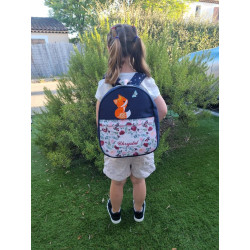 Sac à dos renarde au papillon