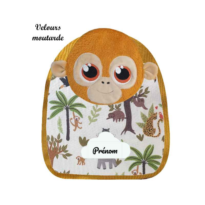 Sac à dos maternelle orang outan
