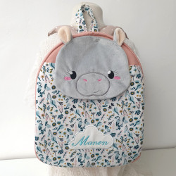 Sac à dos maternelle hippopotame