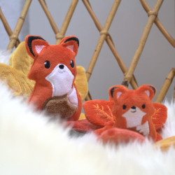 Duo renards roux aide à la séparation