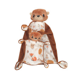 Duos de doudous loutres aide à la séparation