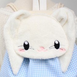 Sac à dos coulissant lapin brodé