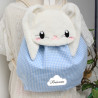 Sac à dos coulissant lapin brodé