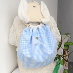 Sac à dos coulissant lapin brodé