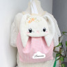 Sac à dos coulissant lapin brodé