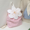 Sac à dos coulissant fleur de cerisier