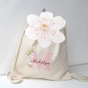 Sac à dos coulissant fleur de cerisier