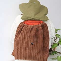 Sac à dos rabat feuille érable