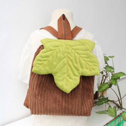 Sac à dos rabat feuille érable