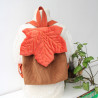 Sac à dos rabat feuille érable