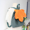 Sac à dos rabat feuille érable