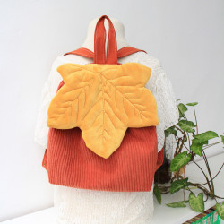 Sac à dos rabat feuille érable