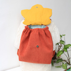 Sac à dos rabat feuille érable