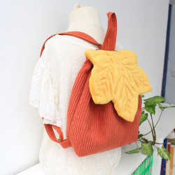 Sac à dos rabat feuille érable