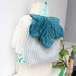 Sac à dos rabat feuille érable