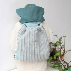 Sac à dos rabat feuille érable