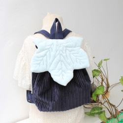 Sac à dos rabat feuille érable