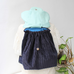 Sac à dos rabat feuille érable