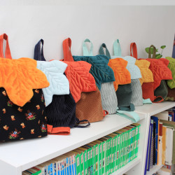 Sac à dos rabat feuille érable
