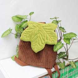 Sac à dos rabat feuille érable