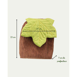 Sac à dos rabat feuille érable