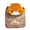 Sac à dos renard roux enfant crèche et maternelle personnalisable prénom brodé fabriqué en Provence