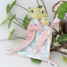 Doudou maman grenouille et son bébé fait main en Provence