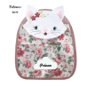 Sac à dos chat crèche et maternelle personnalisable prénom brodé fabriqué en Provence
