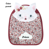 Sac à dos chat crèche et maternelle personnalisable prénom brodé fabriqué en Provence