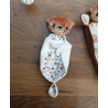 Minie loutre doudou bébé