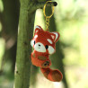 Porte clé panda roux