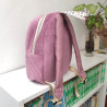 Sac à dos loutre et son bébé crèche et maternelle personnalisable prénom brodé fabriqué en Provence