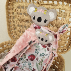 Doudou Koaloulette personnalisable brodée en Provence