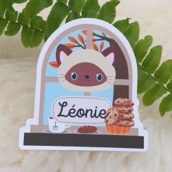 Stickers prénoms Chats